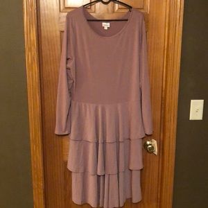 Lularoe Georgia Dress- Dusty Rose